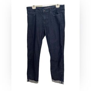 JOE’S CIGARETTE DARK WASH  DENIM JEANS WITH CUFF